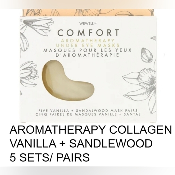Wewell Other - Comfort Vanilla +Sandlewood +Collagen Aromatherapy Under Eye Masks 5 Sets